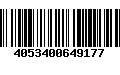 Código de Barras 4053400649177