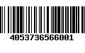 Código de Barras 4053736566001