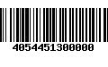 Código de Barras 4054451300000