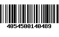 Código de Barras 4054500140489