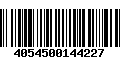 Código de Barras 4054500144227