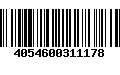 Código de Barras 4054600311178