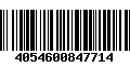 Código de Barras 4054600847714