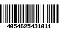 Código de Barras 4054625431011