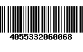 Código de Barras 4055332060068