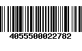 Código de Barras 4055500022782