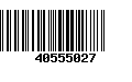 Código de Barras 40555027