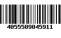 Código de Barras 4055509045911