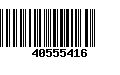 Código de Barras 40555416