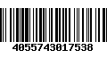 Código de Barras 4055743017538