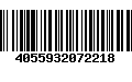 Código de Barras 4055932072218