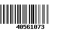 Código de Barras 40561073