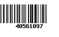 Código de Barras 40561097