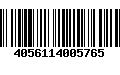 Código de Barras 4056114005765