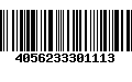 Código de Barras 4056233301113