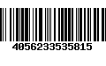 Código de Barras 4056233535815