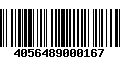 Código de Barras 4056489000167