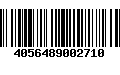 Código de Barras 4056489002710