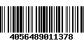 Código de Barras 4056489011378