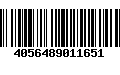 Código de Barras 4056489011651