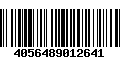 Código de Barras 4056489012641