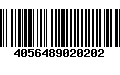 Código de Barras 4056489020202