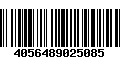 Código de Barras 4056489025085