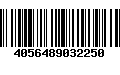 Código de Barras 4056489032250