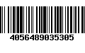 Código de Barras 4056489035305