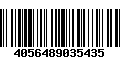 Código de Barras 4056489035435