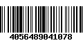 Código de Barras 4056489041078