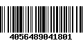 Código de Barras 4056489041801