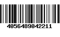 Código de Barras 4056489042211