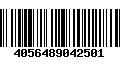 Código de Barras 4056489042501