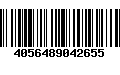 Código de Barras 4056489042655