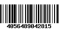 Código de Barras 4056489042815