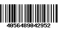 Código de Barras 4056489042952