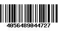 Código de Barras 4056489044727