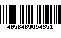 Código de Barras 4056489054351