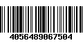 Código de Barras 4056489067504