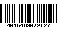 Código de Barras 4056489072027