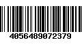 Código de Barras 4056489072379