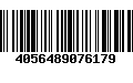 Código de Barras 4056489076179