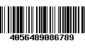 Código de Barras 4056489086789