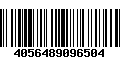 Código de Barras 4056489096504