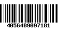 Código de Barras 4056489097181