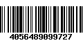 Código de Barras 4056489099727