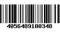 Código de Barras 4056489100348