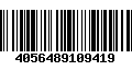 Código de Barras 4056489109419