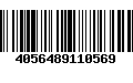 Código de Barras 4056489110569